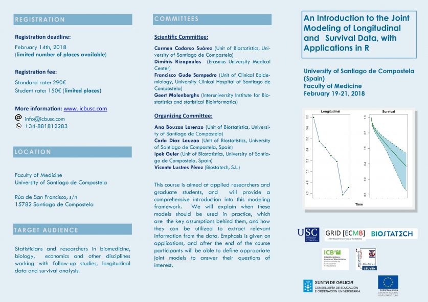 Curso avanzado de Joint Modeling con datos longitudinales y de supervivencia